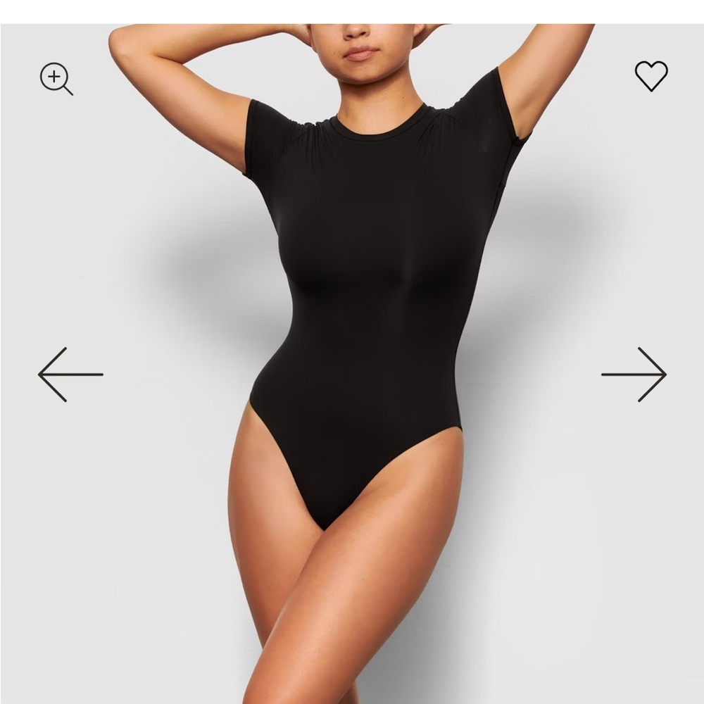 SKIMS pink bodysuit